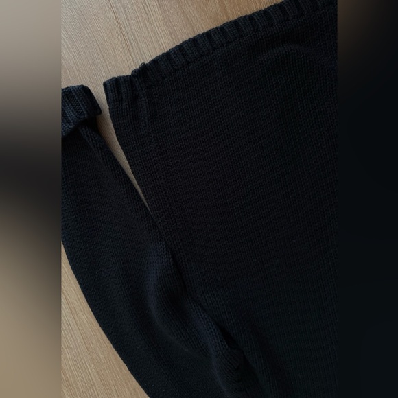 Vintage Black Knit Sweater St. John’s Bay Petite Small - Picture 5 of 6